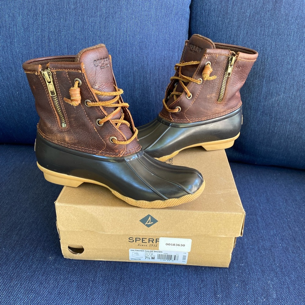Sperry Top-Sider Women's Saltwater Boots 7.5